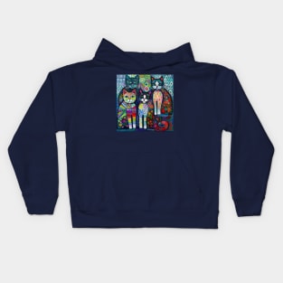 Quirky Cats Kids Hoodie